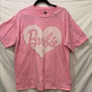 Barbie Heart Graphic Pink Tee